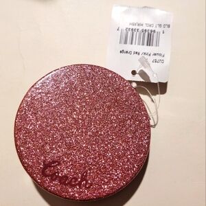 Coach compact glitter mirror Nwt